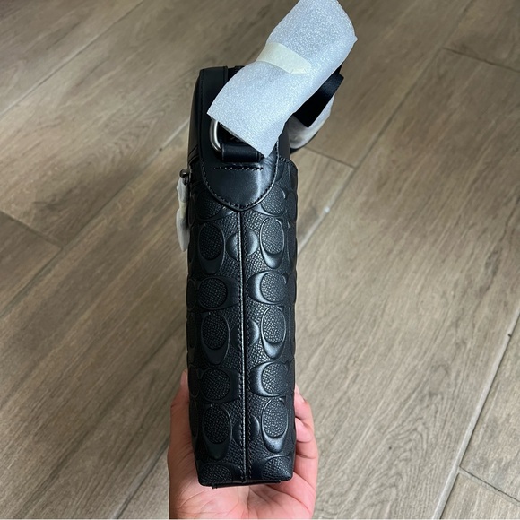 Coach Houston Flight Bag In Signature Leather - Picture 4 of 7